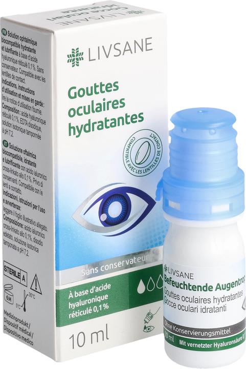 Produktbild Livsane Befeuchtende Augentropfen (10 ml, 10ml Flasche)