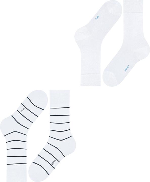 Produktbild Esprit Modern Stripe 2-Pack Baumwollsocken (2er Pack, 43 - 46)