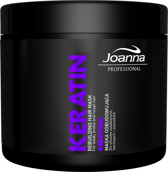 Joanna Professional - Keratin Rebuilding Hair Restoring Mask For Hair Weakened From Keratin 500G
