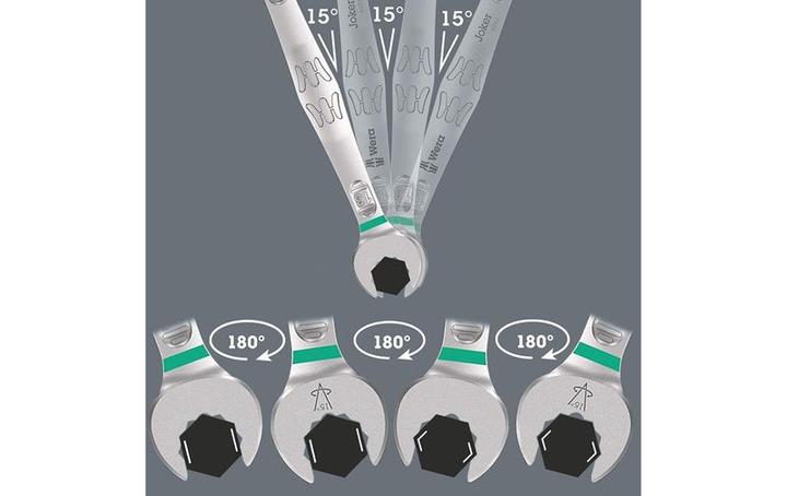 Productafbeelding Wera 6003 Joker 5 Set Imperial 1 (19 mm, 8 mm, 10 mm, 14 mm, 18 mm, 9 mm, 16 mm, 11 mm, 12 mm, 17 mm, 15 mm, 13 mm)
