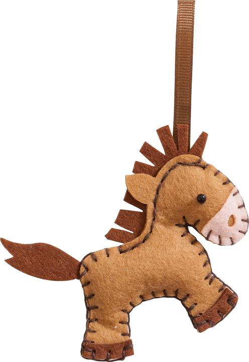 Actual product image Magni Mini Felt Sewing Set Horse 11 pieces