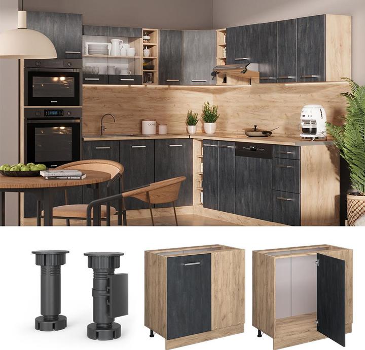 Produktbild Vicco Eckunterschrank R-Line (86 x 46 x 81.5 cm)