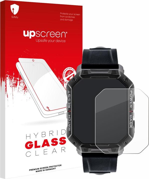 Produktbild upscreen Schutzglas für Watchmark Ultra Schutzfolie Panzer Folie Glas Display Schutz klar (Ultra)