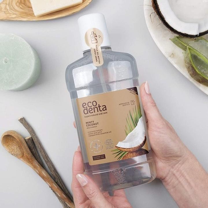 Actual product image Ecodenta Minty Coconut (500 ml, Mouthwash)
