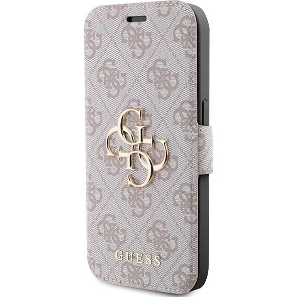 Thumbnail - Guess GUBKP15L4GMGPI iPhone 15 Pro 6.1" różowy/pink book 4G Metal Logo (Apple iPhone 15 Pro), Smartphone Hülle, Rosa
