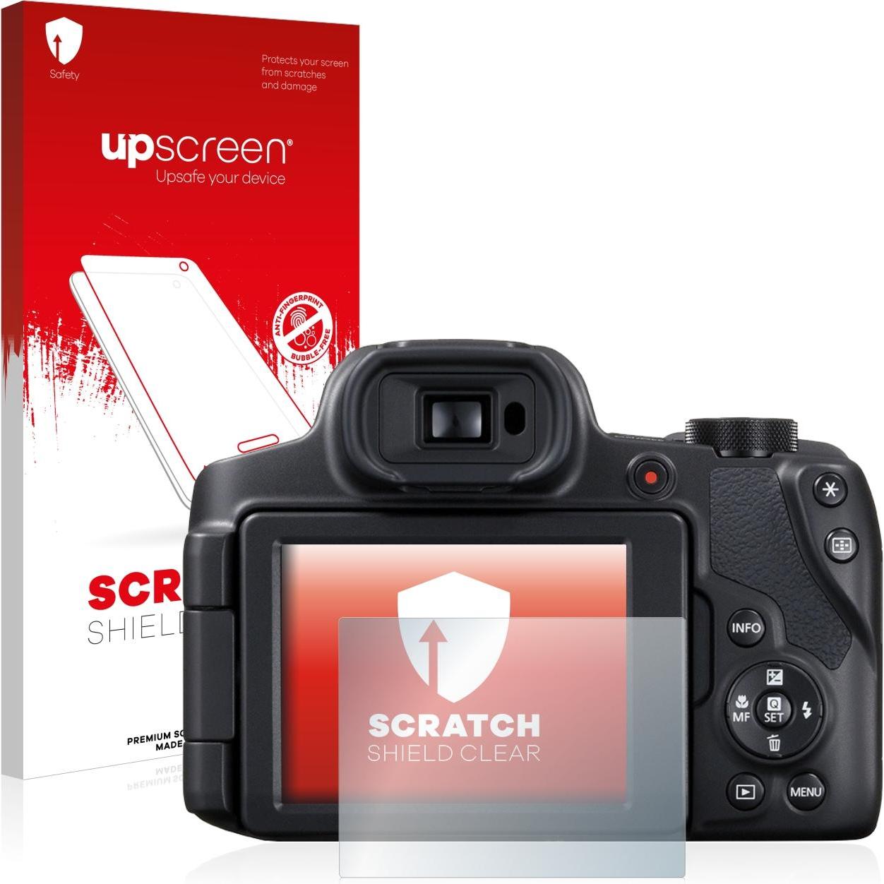 upscreen Scratch Shield Displayschutz (Displayschutz, PowerShot SX70 HS), Kameraschutz, Transparent