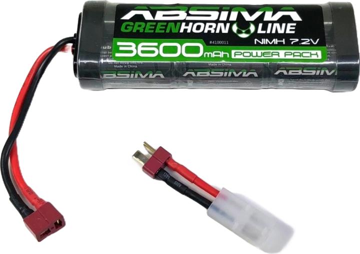 Actual product image Absima NiMH Stick Pack Greenhorn (7.20 V, 3600 mAh)