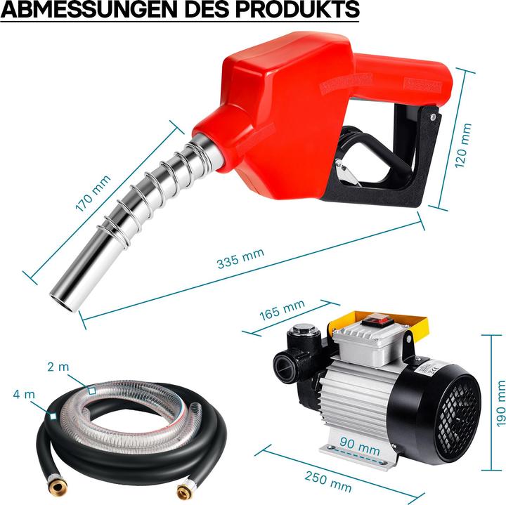 Actual product image Wiltec Heizöl- und Dieselpumpe