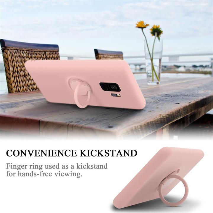 Actual product image Cadorabo TPU Liquid Ring Silicone Case Cover (Samsung Galaxy S9+)