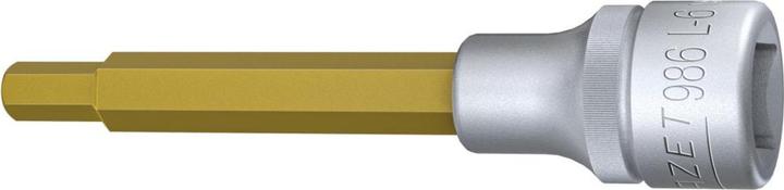 HAZET Inbus 986L-6 1/2 ″ inbus, breedte over platte vlakken 6 mm lengte 100 mm (6 mm)