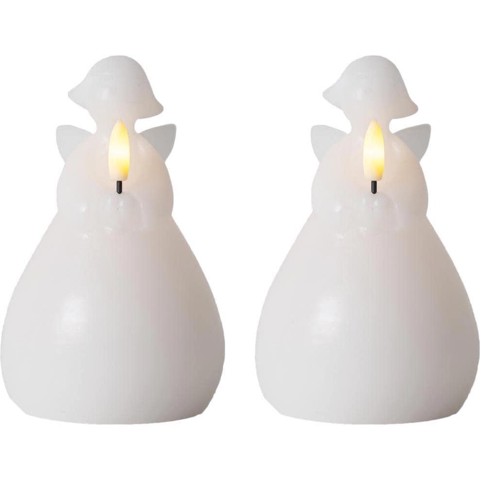 Sirius, LED Kerzen, LED-Engel Lucia, Ø 6.5 x H 10 cm, 2er Set (2 x)