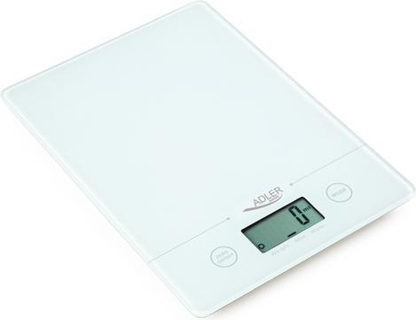 Actual product image Adler AD 3138 w White Countertop Rectangle Electronic kitchen scale