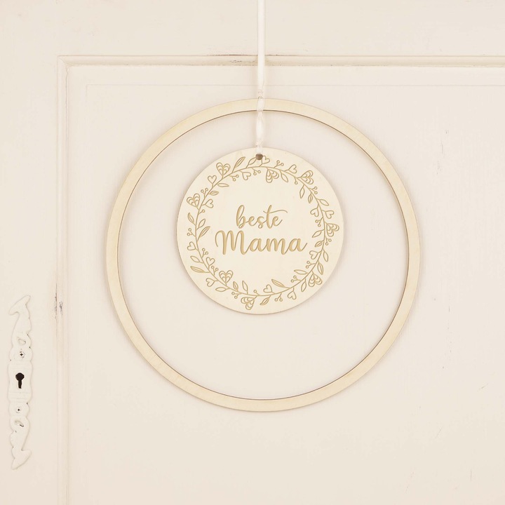 Produktbild Geschenkkörbe CH Holz Loop Muttertag "Beste Mama"