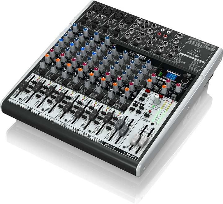 Image du produit Behringer XENYX X1622USB, Table de mixage 12 canaux avec effets et USB (Studio et mixeur live)