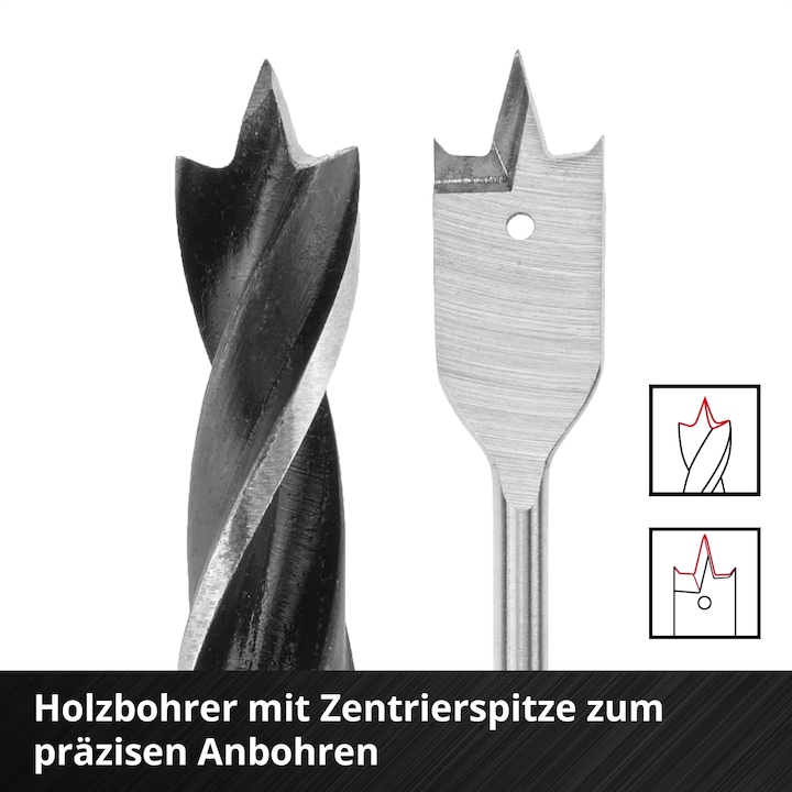 Actual product image Einhell 108788 95-piece drill and bit range (50 mm)
