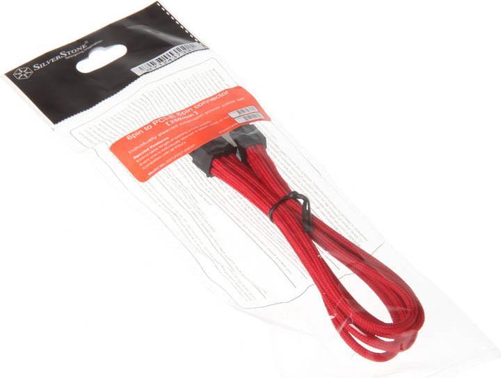 Immagine prodotto Silverstone Estensione ATX 6-6 (PCI-E) Pin rosso