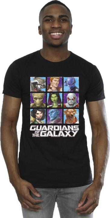 Produktbild Guardians of the Galaxy Character Squares TShirt (XL)