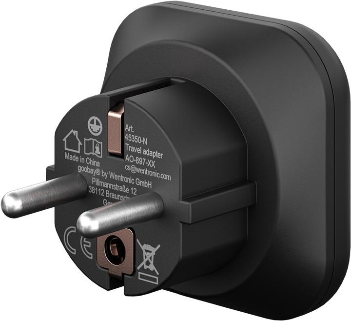 Produktbild Goobay Netzadapter, Schwarz