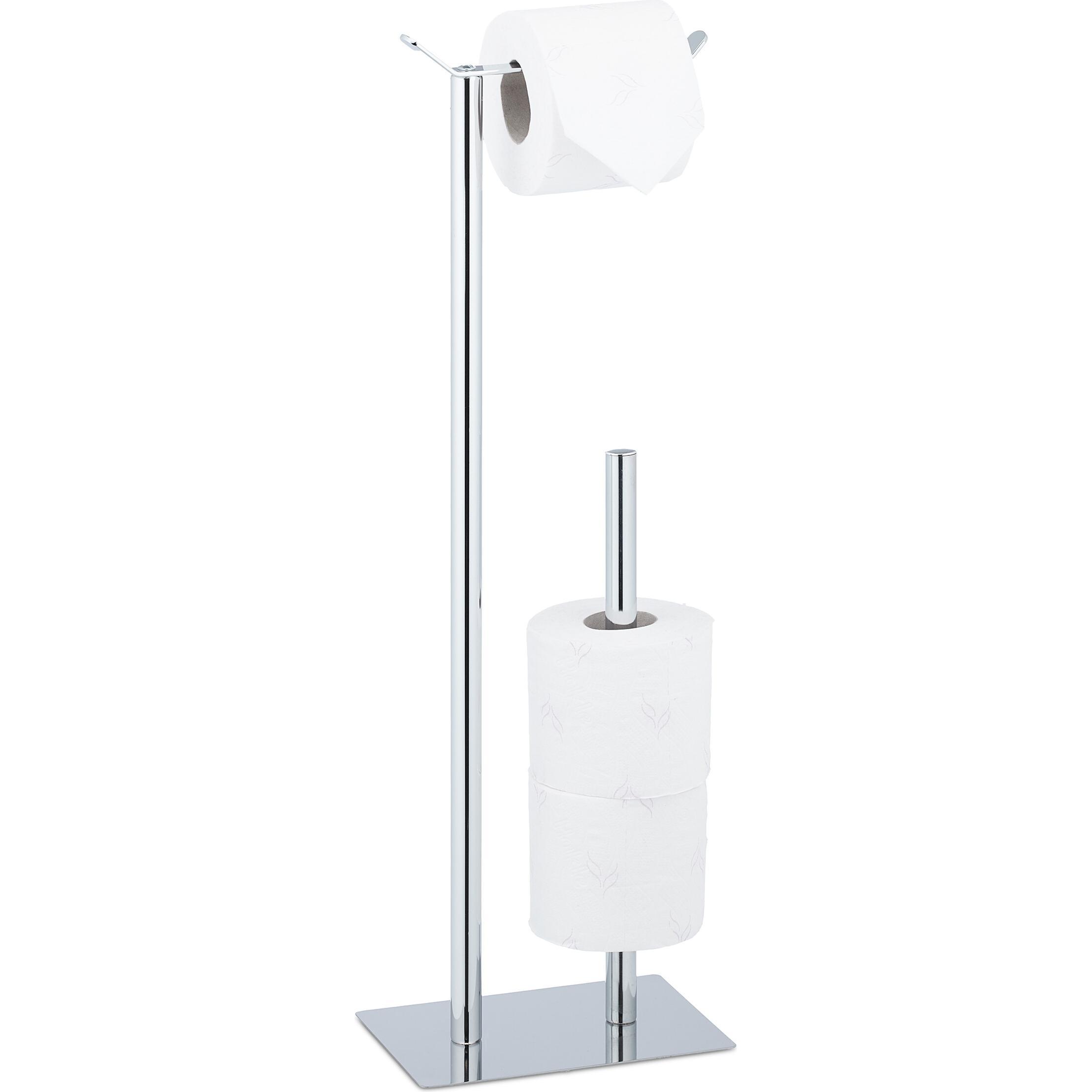 Relaxdays, Toilettenpapierhalter, Toilettenpapierhalter