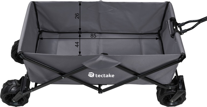 Produktbild tectake Faltbarer Bollerwagen