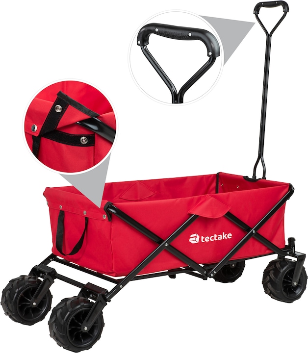 Image du produit tectake Chariot de jardin tout-terrain