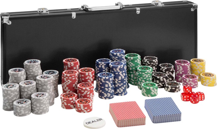 Actual product image tectake Poker set