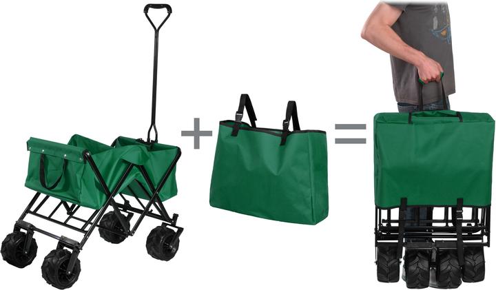 Produktbild tectake Faltbarer Bollerwagen