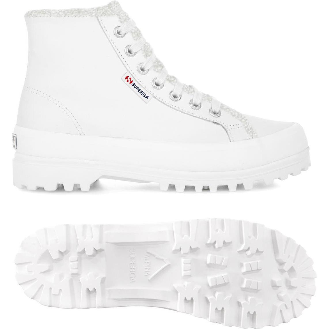 Superga, Damen, Sneaker, sneakers 2341 alpina ice leather, Weiss, (36)
