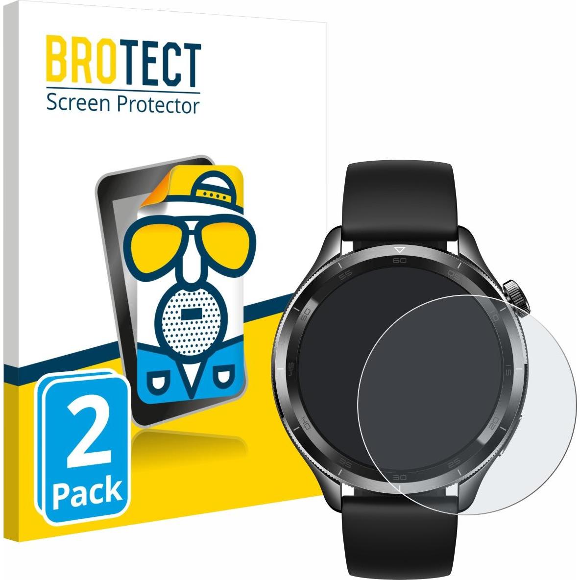 BROTECT Entspiegelungsfolie Displayschutz Displayschutzfolie Folie Matt, Smartwatch Schutzfolie, Grau