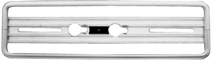 Quick-fix Kennzeichenhalter Silber, 30 × 8 cm (Universale)