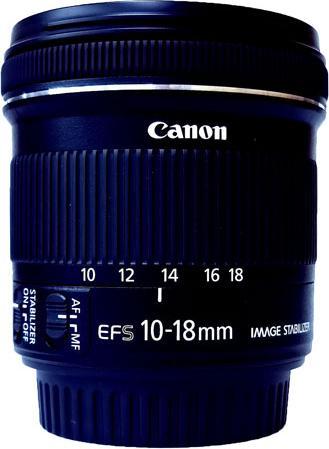 Produktbild Canon EF-S 10-18mm f/4.5-5.6 IS STM (Canon EF-S, APS-C / DX)
