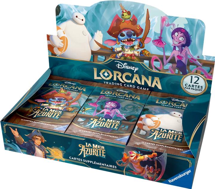 Disney Lorcana Azurite Sea (Französisch, Booster Display)