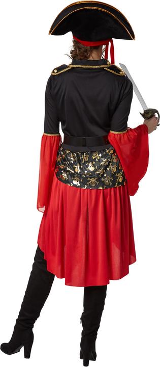 Actual product image tectake Women’s Pirate Queen Costume (M)