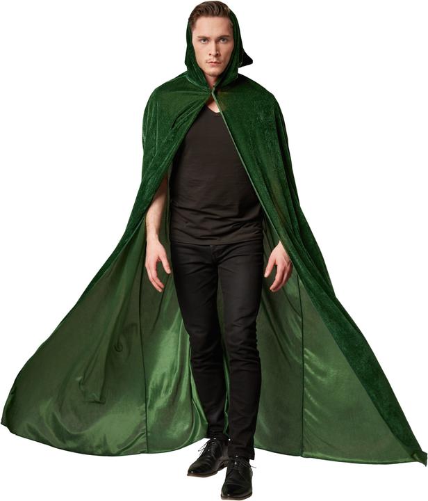 Dressforfun Cape de velours à capuche (Taille unique)