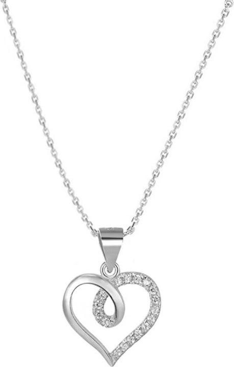 Immagine prodotto Beneto Collana d'argento con cuore AGS495 / 47 (L) (Argento)
