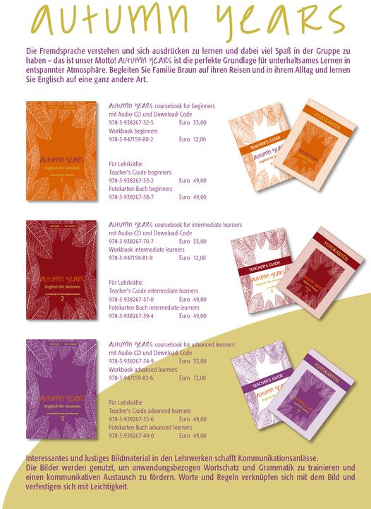 Produktbild Autumn Years for Advanced Learners. Coursebook 3 (Deutsch, Beate Baylie, Karin Schweizer, 2022)