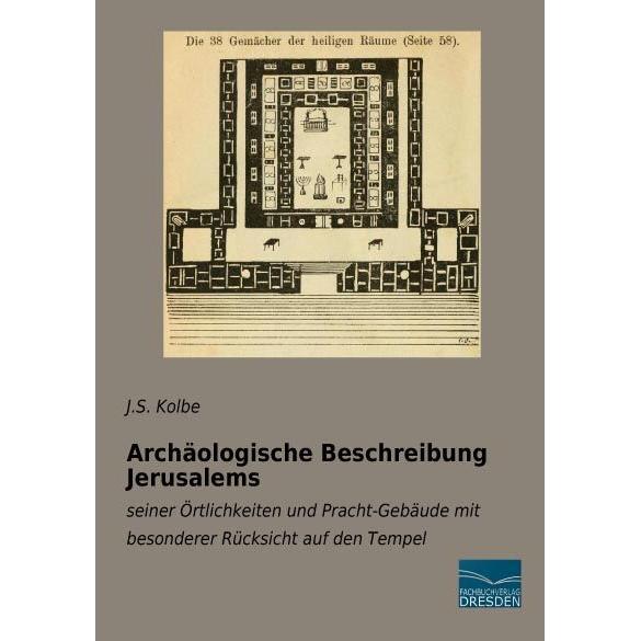 Archäologische Beschreibung Jerusalems, Fachbücher