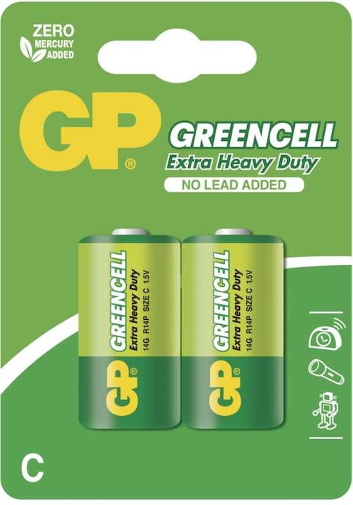 Actual product image GP Batteries ELEMENT (GP14G, R14) (2 pcs., C)