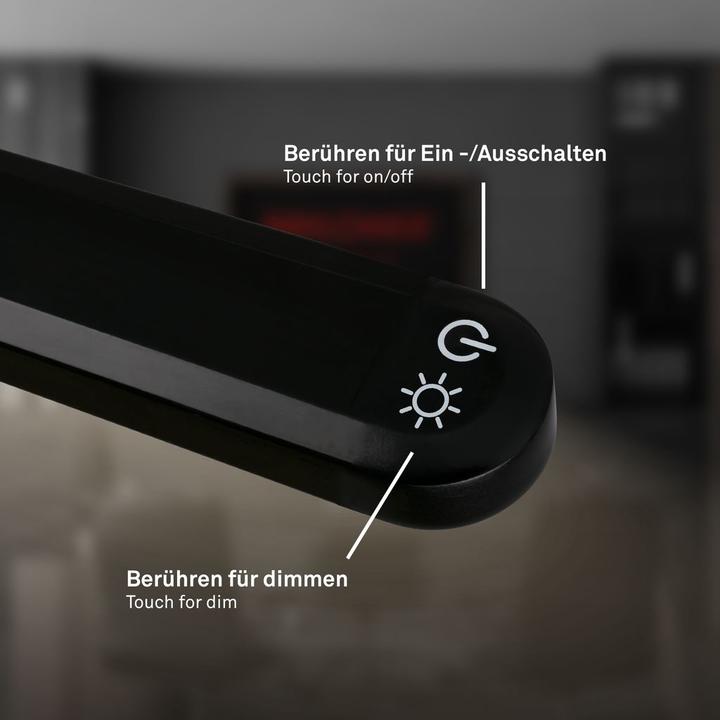 Actual product image Briloner MURA LED Tischleuchte - Schwarz (600 lm)