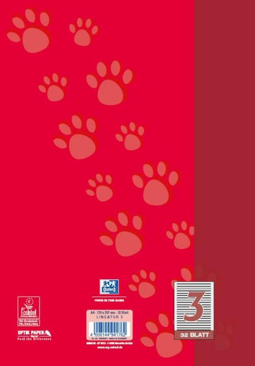 Produktbild Oxford Schulheft, A4, Lineatur 3 (A4, Gepunktet, Weicher Einband)