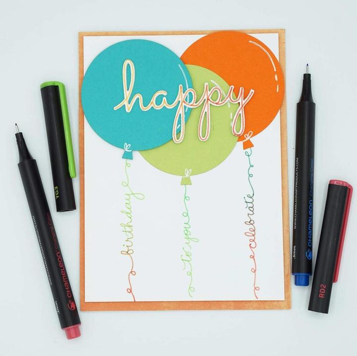 Actual product image Chameleon Fineliner Set (Multicoloured, 48 x)