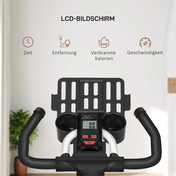 Actual product image Homcom Ergometer Stahl, ABS Weiss+Schwarz