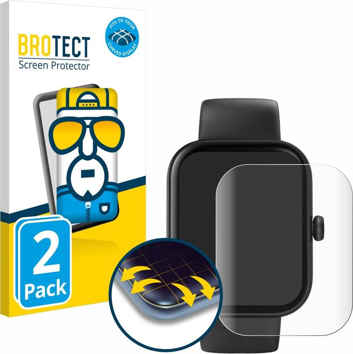 Produktbild BROTECT Fullscreen Schutzfolie Displayschutz Folie Klar Transparent