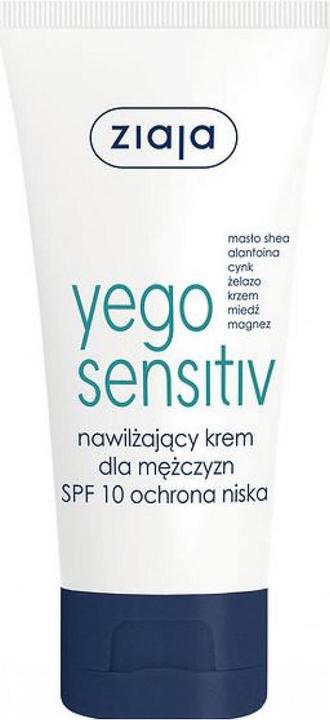 Image du produit Ziaja Yego Sensitive (50 ml, Crème de jour, Jusqu'à SPF 10)