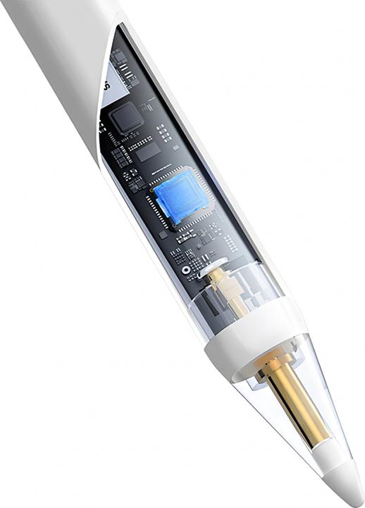 Actual product image Baseus Smooth Writing 2 Stylus Lite with LED indicator (white)