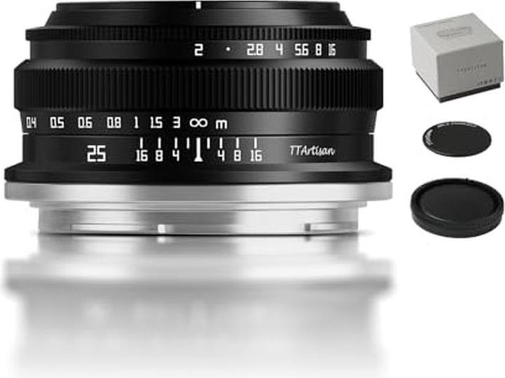 Image du produit TTArtisan 25mm f/2 pour Nikon Z (Nikon Z, APS-C / DX)