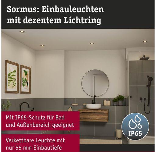 Image du produit Paulmann Einbauleuchte Sormus Set (560 lm)