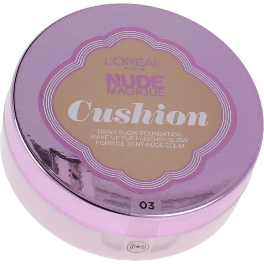 Thumbnail - L'Oréal Paris, Foundation, L'Oreal Nude Magique Cushion Foundation SPF25 14.6g - 03 Vanille (03 Vanille)