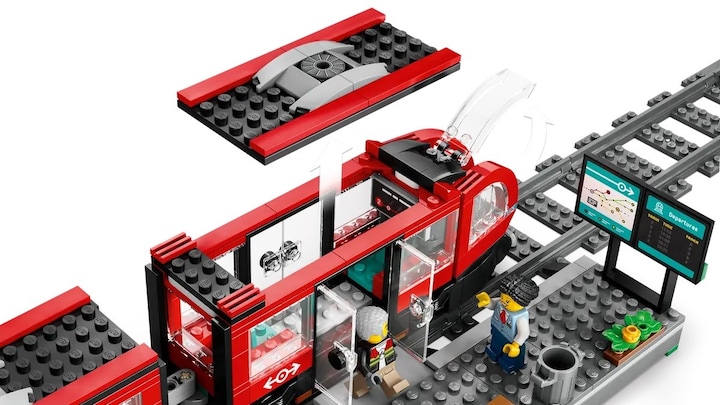 Produktbild LEGO Strassenbahn mit Haltestelle (60423, LEGO City)
