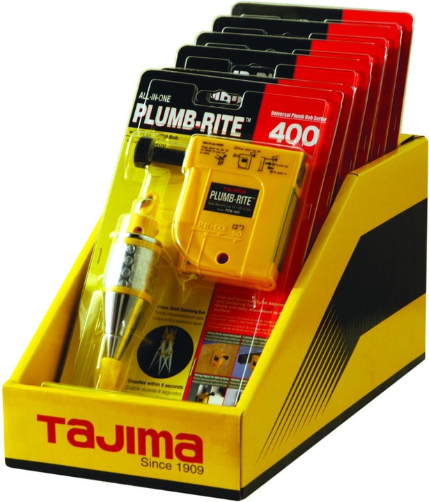 Actual product image Tajima plumb bob with weight